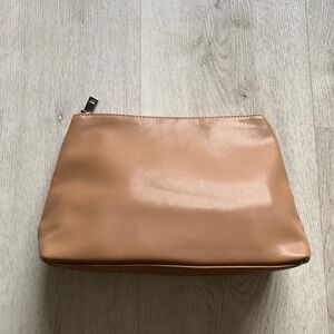 BC Bags Womens Beige Leather Pouch Bag